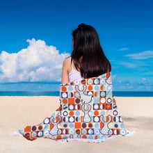 Bunny Abstract Patterned Beach Blanket