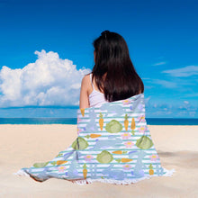 Bunny And Carrots Beach Blanket
