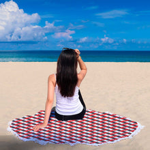 Canadian Pattern Flag Beach Blanket