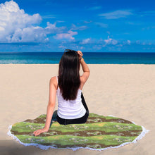 Capricorn Green Zodiac Beach Blanket