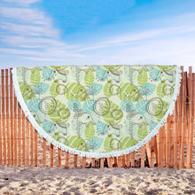 Cartoon Elephant Animal Beach Blanket