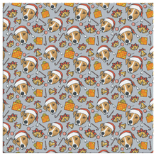 Christmas Holiday Jack Russell Terrier Canvas Wrap