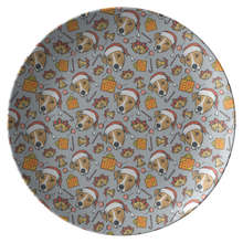 Christmas Holiday Jack Russell Terrier Plate