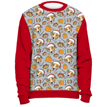 Christmas Holiday Jack Russell Terrier All Over Print Sweatshirt